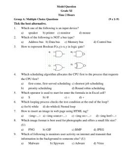 Image result for Computer Science Class 11 Model Question 2078