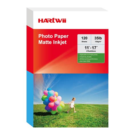 Buy 120 Sheets Thin Matte Presentation Photo Paper tabloid paper 11x17 ...