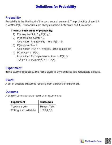 Image result for Pre-Algebra Probability Worksheet