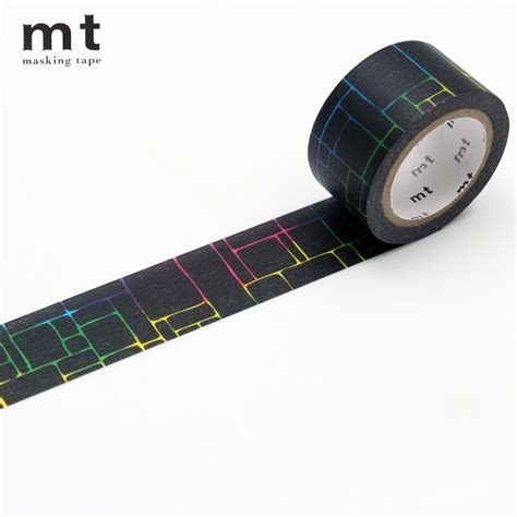 マスキングテープ カモ井加工紙 mt fab 黒板 カラフル 20mm×5m MTBB006 | ぷちぷれ-NUNA-♥大人かわいい文具♥