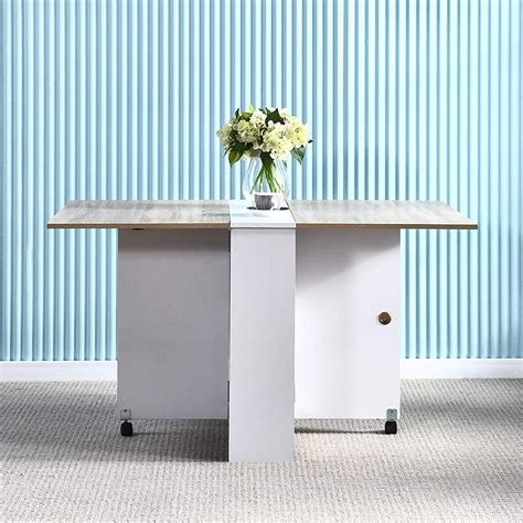 Folding Dining Table,4HOMART YVONNE&F.L.A.M. Drop Leaf Dining Kitchen ...