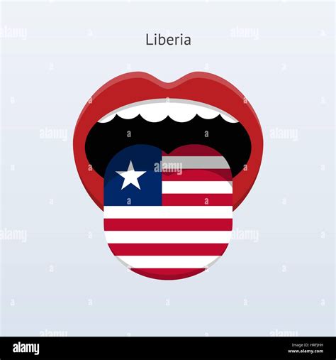 Liberia language. Abstract human tongue. Vector illustration Stock Vector Image & Art - Alamy