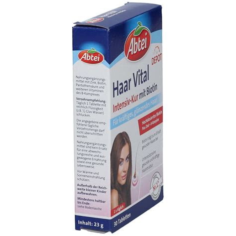 ABTEI Cure intensive cheveux vitaux avec biotine 30 pc(s) - Redcare Apotheke