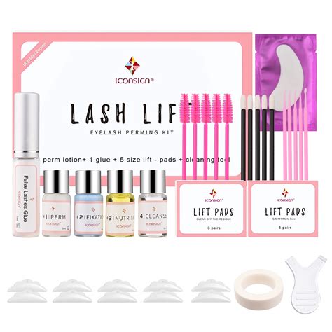 ICONSIGN Lash Lift Kit Eyelash Perm Set Semi-Permanent Eyelash Perming ...