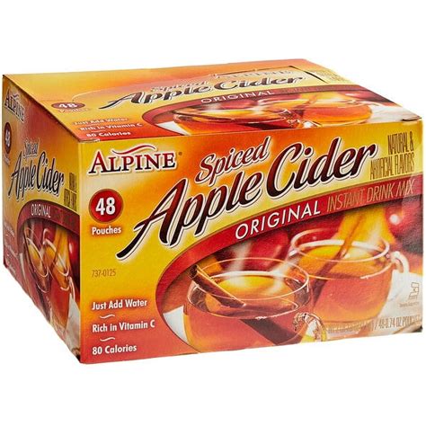 Alpine Spiced Apple Cider, Instant Drink Mix, Hot Packets, Original ...