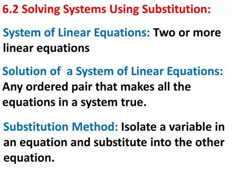 Image result for Video Solving Systems Using Substitution