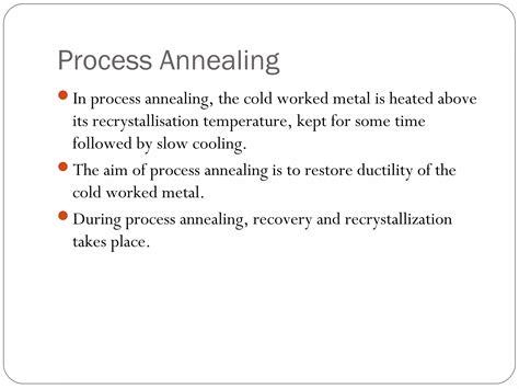 annealing | PPT