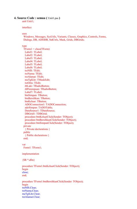 7 Delphi Tutorial 的图像结果