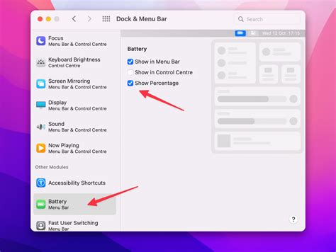 How to show battery percentage on Mac