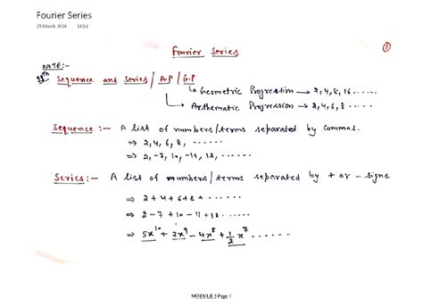 DET M5 ownnotes - Differential Equations and transforms - Fourier ...