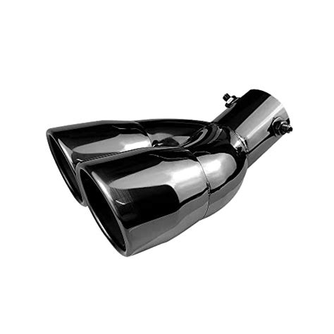 Buy OtpOutopa Dual Exhaust Tip 2.5 inch Inlet, Universal Car Exhaust ...