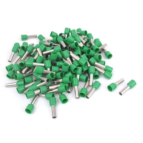 Aexit 180Pcs (Terminal, connector) E6012 Green Plastic Tube Pre ...