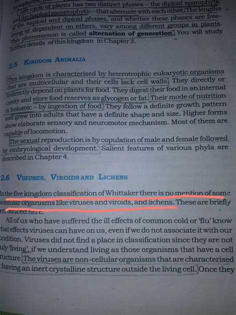 Which does not find a place in 5 kingdom classification : lichen ...
