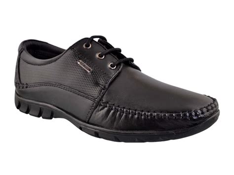 Buy Dutch New Genuine Leather Black Casual Shoes for Mens: Size UK 6 at ...
