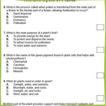 Image result for Life Science Questions