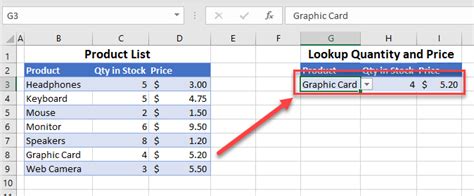Image result for Excel Lookup Using Tables