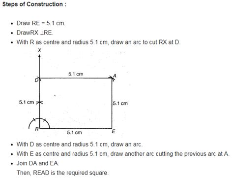 Draw the following: Draw a rough sketch of the required square and ...