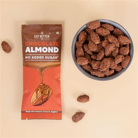Chocolate Coated Almonds - Pack of 4 - 160 grams – Eat Better Co