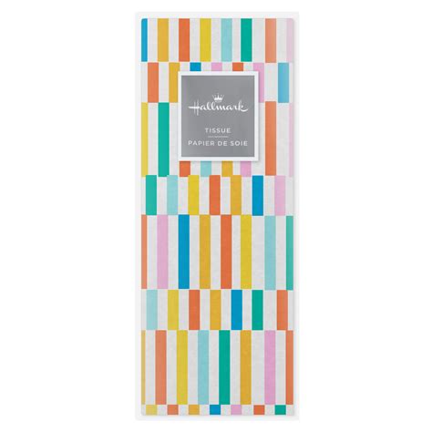 Colorful Broken Lines Tissue Paper, 6 Sheets - Tissue | Hallmark
