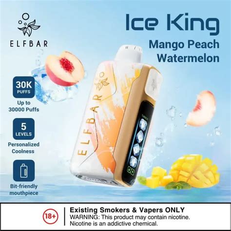 Elf Bar Ice King Mango Peach Watermelon - India Vape Store
