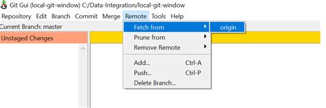 Pull the git changes to local repository using Git GUI – IT Talkers