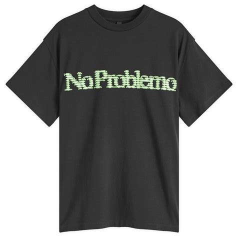 No Problemo Men's Digi Problemo SS T-Shirt in Black NoProblemo