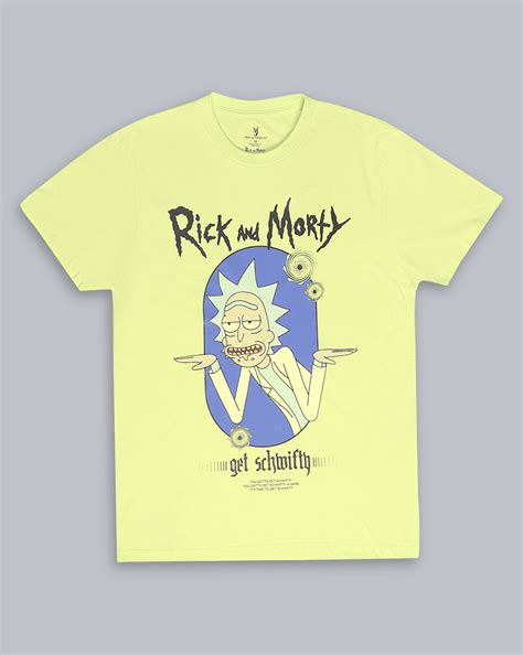 Rick & Morty Printed Regular Fit Tshirt For Men – Free Authority