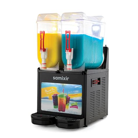 12+12 Slush Twin Allure Buzlu İçecek Dispanseri Siyah R404 - Beysa ...