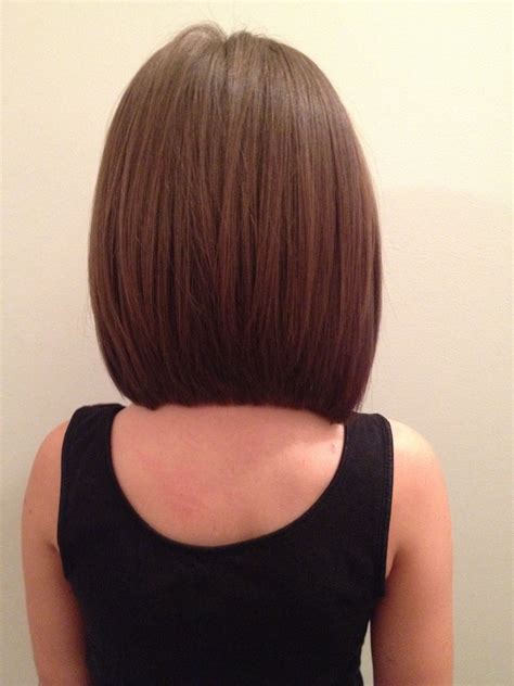 Long angled bob back view Long Bob Haircuts, Long Bob Hairstyles, Bobs ...