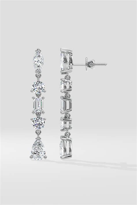 Buy Dazzle Drops Diamond Earrings | Sparkling Style | House of Quadri