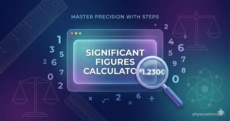 Significant Figures Calculator and Rules