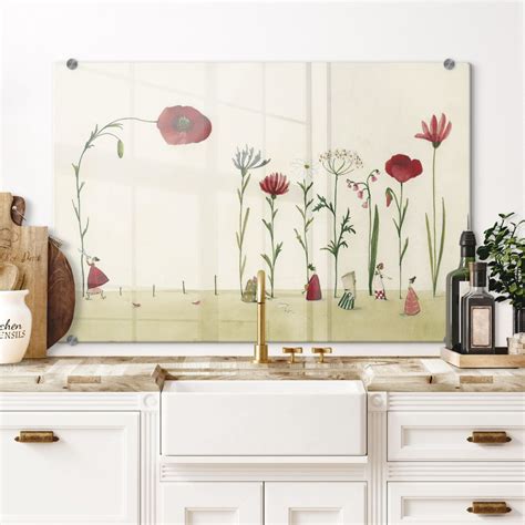 Splashback Leffler – Lonely Flower | wall-art.com