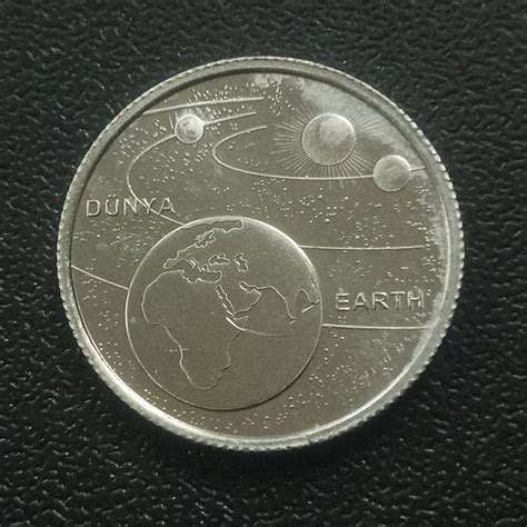 1 Kurus 2022 UNC (Earth - Solar System Planets Series) - Turkey : Non ...