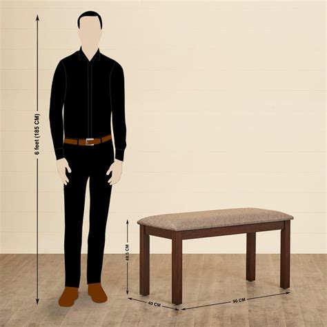 Buy Cornell Rubber Wood Dining Bench - Brown from Home Centre at just ...