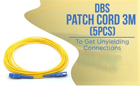 Technomart DBC Patch Cord SC-SC, 3 m - 5 Pcs Set : Amazon.in: Computers ...