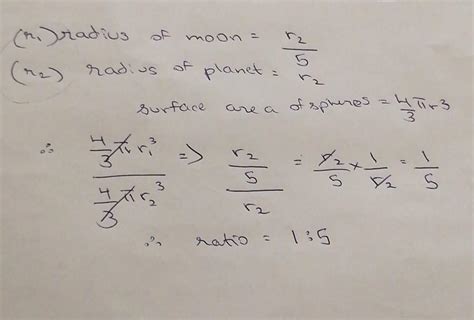 The radius of the Moon is approximately one-fifth ofthe radius of the ...