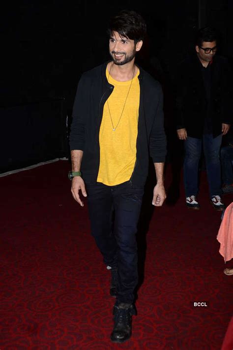 Shahid Kapoor and Alia Bhatt during the trailer launch