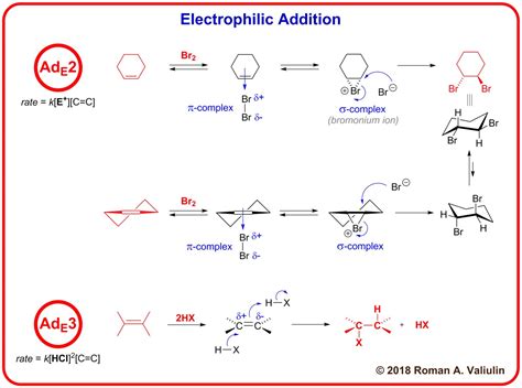 [63] Electrophilic Addition | Organic chemistry, Chemistry basics, Teaching chemistry