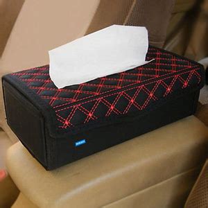 NIKAVI Portable Leather Rectangular Tissue Cover Box Holders Case ...