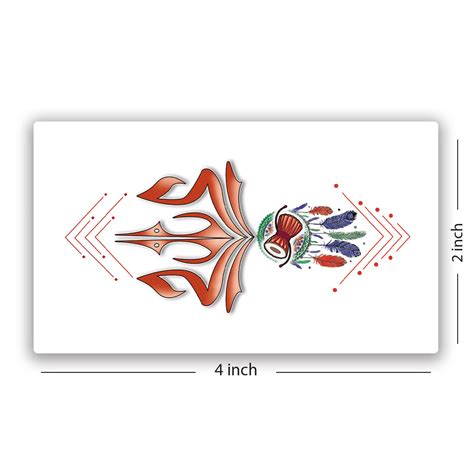 Aai (Maa) Tattoo Multi For Girls Waterproof Temporary Body Tattoo