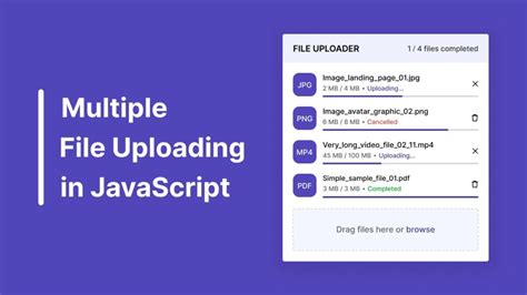 HTML/JS Multiple File Upload 的图像结果