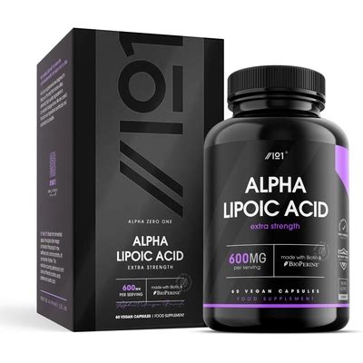 ALPHA01 Alpha Lipoic Acid (ALA) 600mg - Made with Biotin & India | Ubuy