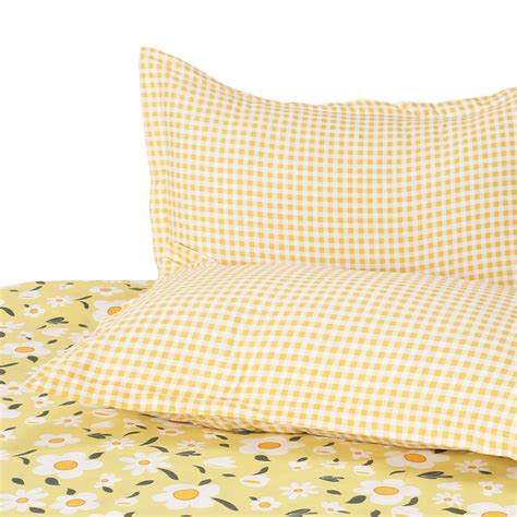 CARLTON DOUBLE BED BEDSHEET - MUSTARD YELLOW – Signature Home Official