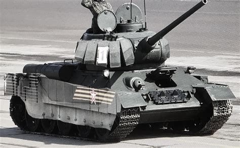 T-34RU, A Modernized T-34/85, with Kontakt on the turret : r/TankPorn