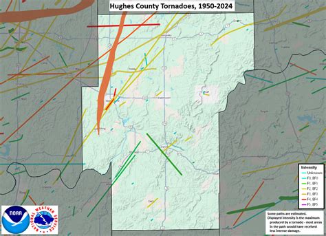 Hughes County, OK Tornadoes (1875-Present)