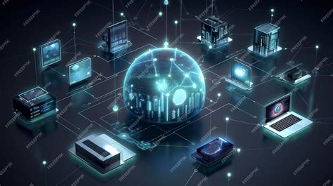 Premium Photo | A Photo of a Connected IoT Ecosystem