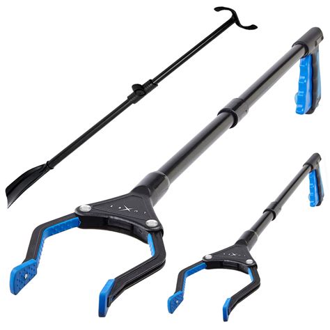 Buy 3 Pack UPDATED Foldable 32 Inch & 19 Inch Steel Reacher Grabber ...