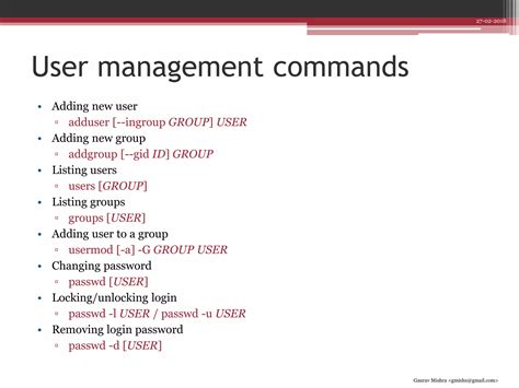 Image result for Linux User Management Commands