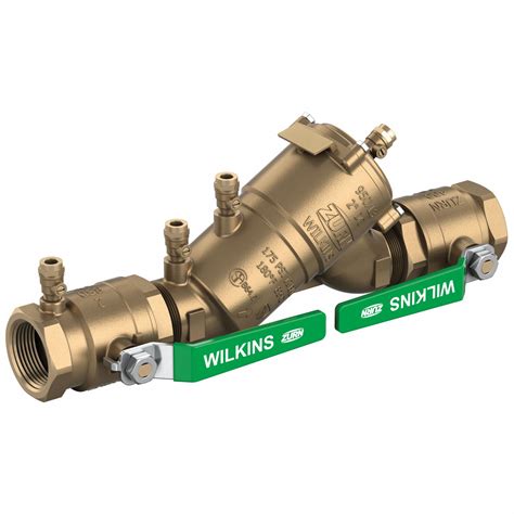 ZURN WILKINS, 950XL3, 1 1/2 in Pipe Size, Backflow Preventer - 801H80 ...