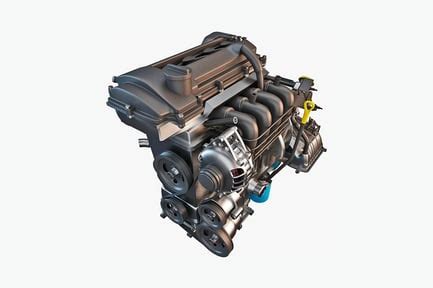 Image result for Car Engine Side View